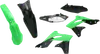 Acerbis Plastic Fender Body Kit Black Green