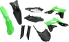 Acerbis Complete Plastic Fender Body Kit OE Green/Black