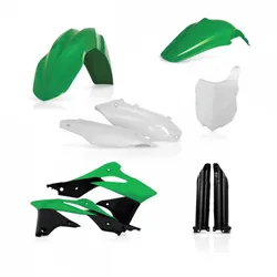 Acerbis Complete Plastic Fender Body Kit Green/White/Black