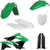 Acerbis Complete Plastic Fender Body Kit Green/White/Black