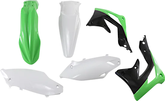 Acerbis Plastic Fender Body Kit Green White Black