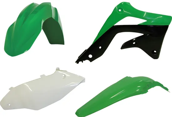 Acerbis Plastic Fender Body Kit Green White Black
