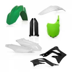 Acerbis Complete Plastic Fender Body Kit Green/White/Black