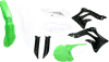 Acerbis Complete Plastic Fender Body Kit Green/White/Black