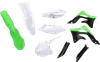 Acerbis Full Plastic Fender Body Kit Green/White/Black