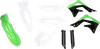 Acerbis Full Plastic Fender Body Kit Green/White/Black