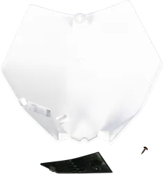 Acerbis White Front Number Plate