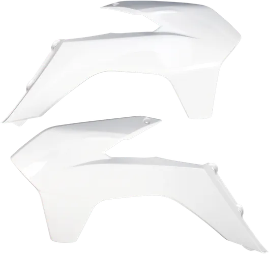 Acerbis Left Right Radiator Shrouds White