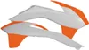 Acerbis Left Right Radiator Shrouds White Orange