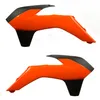 Acerbis Left Right Radiator Shrouds Orange Black OE 16