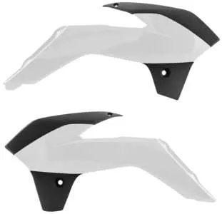 Acerbis Left Right Radiator Shrouds White Black