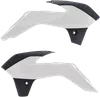 Acerbis Left Right Radiator Shrouds White Black