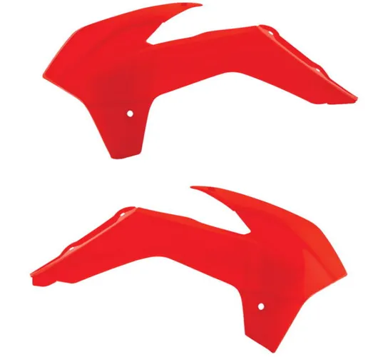 Acerbis Left Right Radiator Shrouds Flourescent Orange