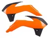 Acerbis Left Right Radiator Shrouds Orange Black