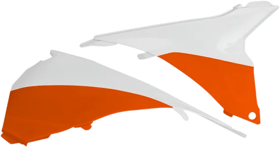 ACERBIS Air Box Cover White Orange
