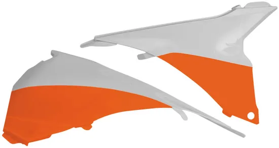 ACERBIS Air Box Cover White Orange