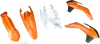 Acerbis Plastic Fender Body Kit Orange White Black