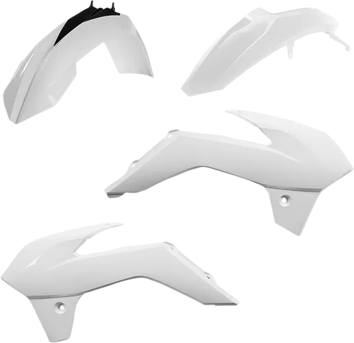 Acerbis Plastic Fender Body Kit White Black