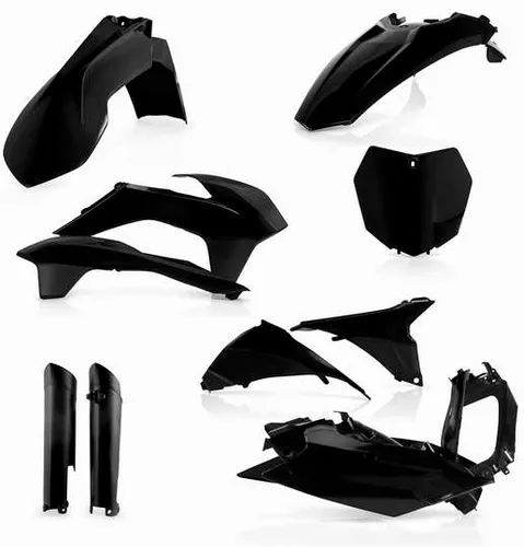 Acerbis Complete Plastic Fender Body Kit Black
