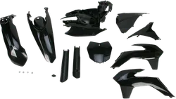 Acerbis Complete Plastic Fender Body Kit Black