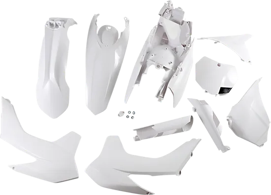 Acerbis Complete Plastic Fender Body Kit White