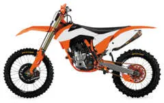 Acerbis Complete Plastic Fender Body Kit Orange/White