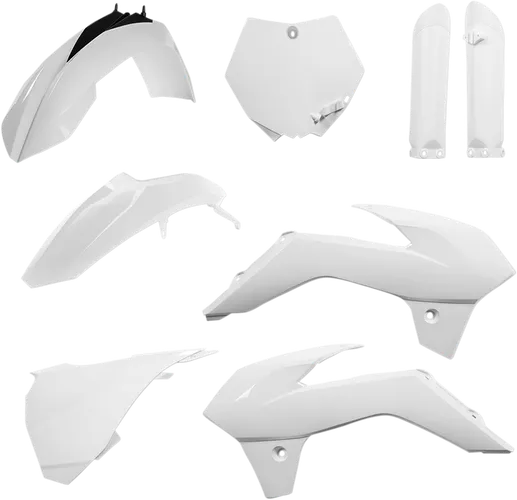 Acerbis Complete Plastic Fender Body Kit White