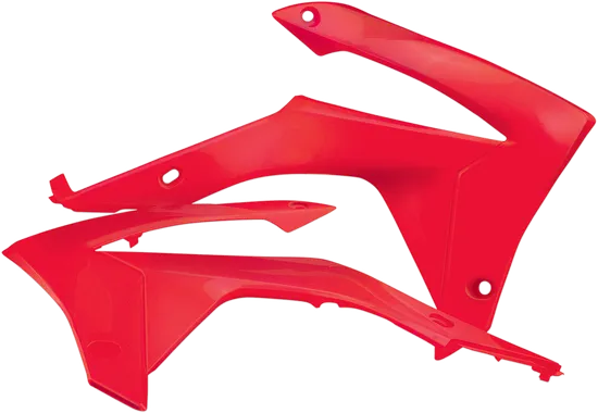 Acerbis Left Right Radiator Shrouds Red