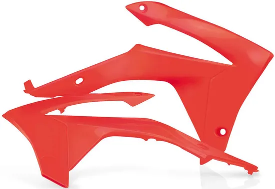 Acerbis Left Right Radiator Shrouds Red