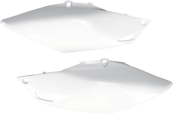 Acerbis Side Panel Number Plates White