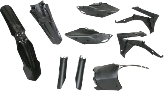 Acerbis Complete Plastic Fender Body Kit Black