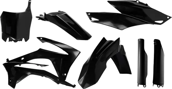Acerbis Complete Plastic Fender Body Kit Black