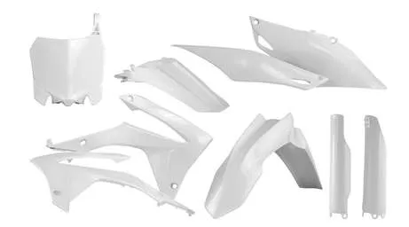 Acerbis Complete Plastic Fender Body Kit White