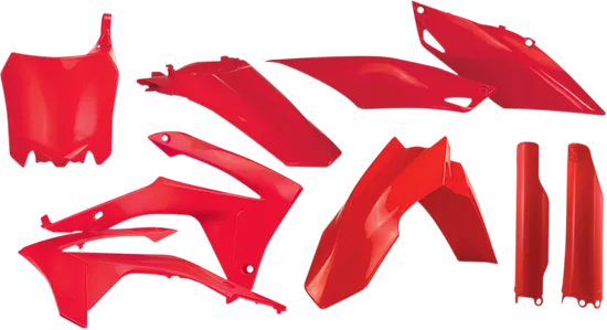 Acerbis Complete Plastic Fender Body Kit Red