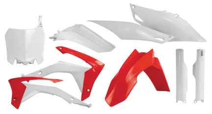 Acerbis Complete Plastic Fender Body Kit White/Red