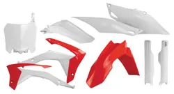 Acerbis Complete Plastic Fender Body Kit White/Red