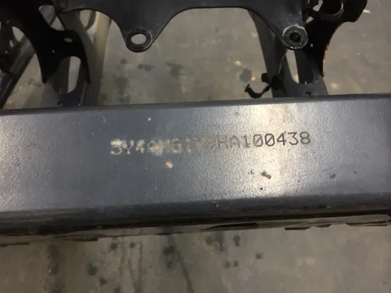 Frame Chassis EZ REG 2017 Yamaha Wolverine YXE 700 4x4 FI EPS 2480A