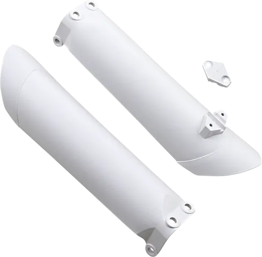 Acerbis White Lower Fork Cover Protector Guard Set