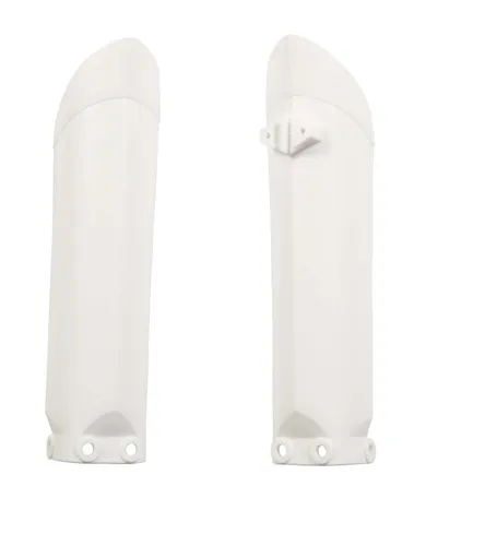 Acerbis White Lower Fork Cover Protector Guard Set 5
