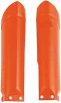 Acerbis Orange 16 Lower Fork Cover Protector Guard Set