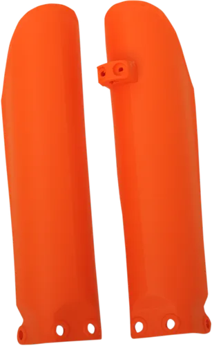 Acerbis Orange 16 Lower Fork Cover Protector Guard Set