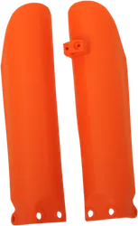 Acerbis Orange 16 Lower Fork Cover Protector Guard Set