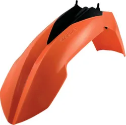 Acerbis Front Fender Black Orange