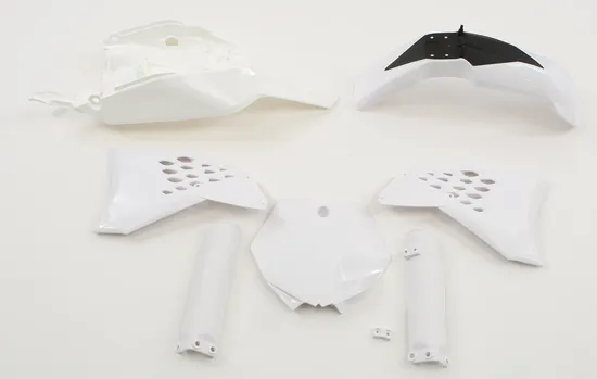 Acerbis Complete Plastic Fender Body Kit White
