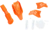 Acerbis Complete Plastic Fender Body Kit OE Orange/White/Black
