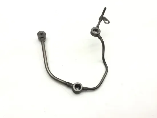 1986 Honda TRX Fourtrax 350 4x4 Engine Metal Oil Lines 2502A