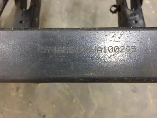 Frame Chassis EZ REG 2017 Yamaha Wolverine YXE 700 4x4 FI EPS 2492A x