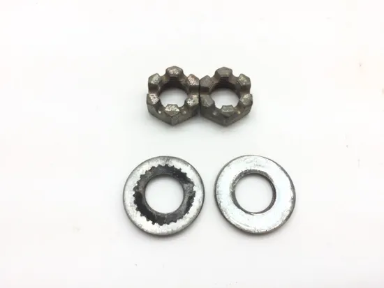 Front Wheel Hub Spindle Castle Nuts 2009 Polaris Sportsman XP 850 EFI EPS 2493