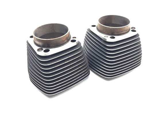 Front Rear Cylinder Jugs w Pistons 00 Harley Electra Classic EFI FLHTCI 2509A