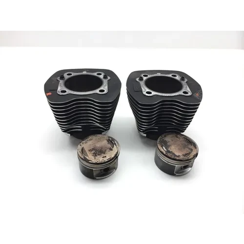 Front Rear Cylinder Jugs w Pistons 00 Harley Electra Classic EFI FLHTCI 2509A 3